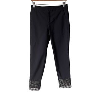 Zara Eyelet Bottom  Trousers Size Small